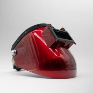 Tiger Scoop - Red On Black Leather
